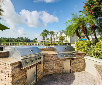 view of patio / terrace featuring an outdoor kitchen, West Port Colony Apartments