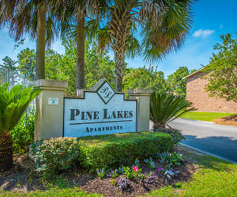 view of community / neighborhood sign, Pine Lakes
