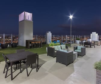 view of terrace with an outdoor living space, SkyHouse Channelside
