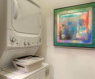 laundry area with separate washer and dryer, Park On Bell
