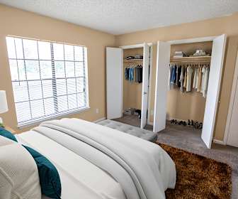 carpeted bedroom featuring natural light, Nantucket Harbor