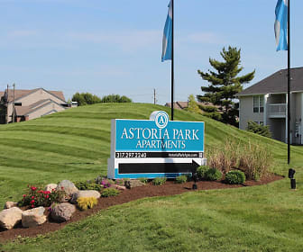 view of community / neighborhood sign, Astoria Park