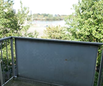 balcony featuring a water view, Marina Park Apartments