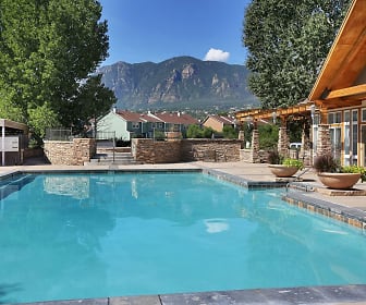 view of pool featuring a mountain view, Broadmoor Ridge