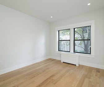 empty room featuring parquet floors and natural light, 123 Highland Avenue