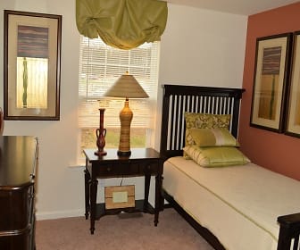 carpeted bedroom featuring natural light, The Meadows at Bumble Bee Hollow