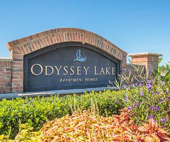 view of community sign, Odyssey Lake