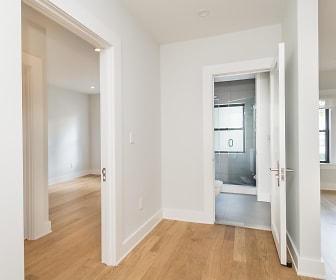 hallway with a healthy amount of sunlight and hardwood flooring, 123 Highland Avenue