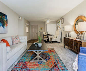 view of carpeted living room, Jackson Grove