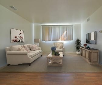 living room with carpet, Huntington Place