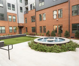view of nearby features featuring a swimming pool and a yard, Steelyard at Bricktown
