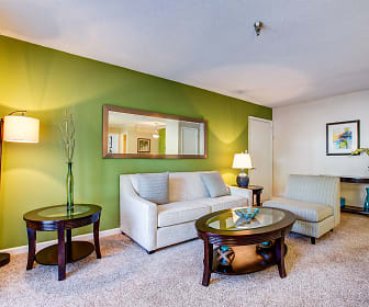 view of carpeted living room, Arlington Park at Wildwood