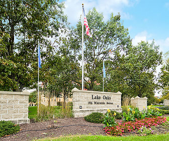 view of community sign, Lake Oaks Senior Apartments
