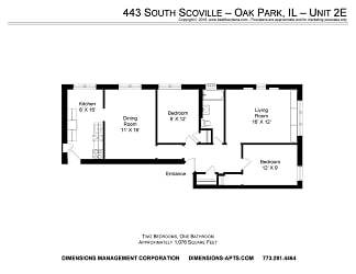 437 S Scoville Ave unit 443-2E - Oak Park, IL