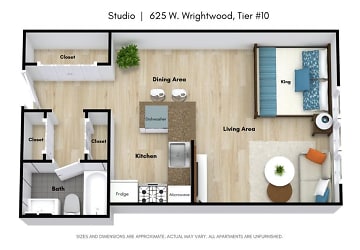 625 W Wrightwood Ave unit CL-510 - Chicago, IL