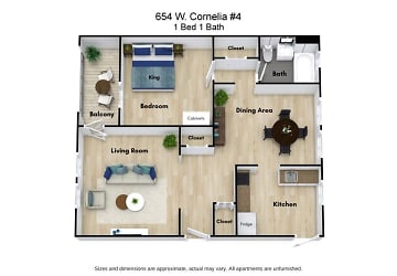 654 W Cornelia Ave unit 4 - Chicago, IL
