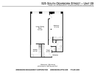 525 S Dearborn St unit 709 - Chicago, IL