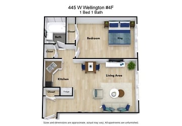 445 W Wellington Ave unit 04F - Chicago, IL