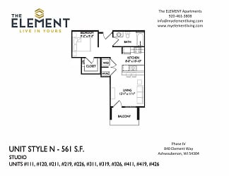 840 Element Way unit 840-419 - Green Bay, WI