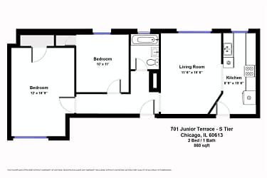 701 W Junior Terrace unit 701-1S - Chicago, IL
