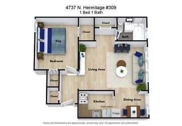4737 N Hermitage Ave unit 309 - Chicago, IL