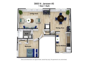 3900 N Janssen Ave unit 3 - Chicago, IL