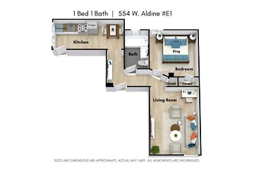 554 W Aldine Ave unit E1 - Chicago, IL