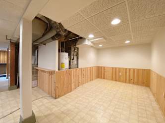 Shared basement rec room
