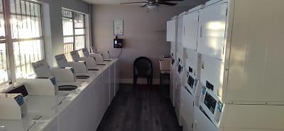 Community laundry room that faces the lake.