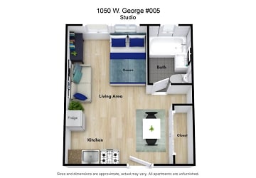 1050 W George St unit 005 - Chicago, IL