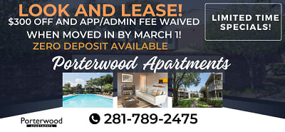 Porterwood Apartments - Porter, TX