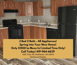 Limited Time Only! Save $2K and Get 1 Month of Lot Rent Free! Call Today! 419-964-6639 1905 Tracy Rd, Northwood, OH 43619 Northwood Estates (1).png