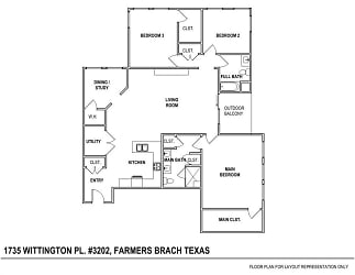 1735 Wittington Pl #3202 - Farmers Branch, TX