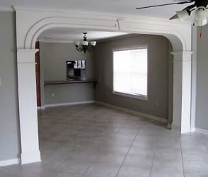 Archway between Living Room & Dining Room