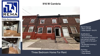 916 W Cambria St - Philadelphia, PA
