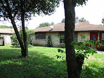 All brick home even in the back yard