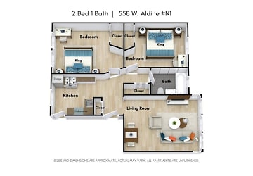 558 W Aldine Ave unit N1 - Chicago, IL