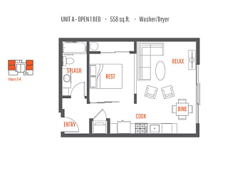 DUO Apartments: $99 Deposit + Rent Special* Rooftop Deck, Beautiful Ballard Location - undefined, undefined