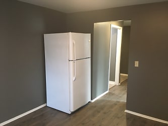 Kitchen and back hallway
