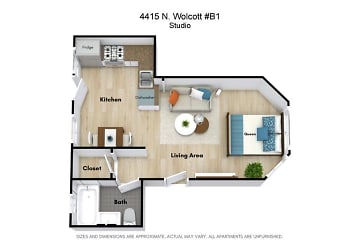 4415 N Wolcott Ave unit B1 - Chicago, IL