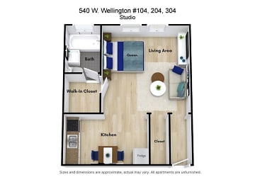 540 W Wellington Ave unit CL 304 - Chicago, IL