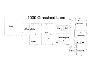 1030 Grassland Ln - undefined, undefined