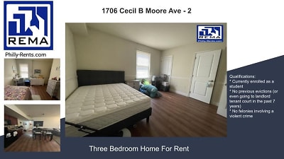 1706 Cecil B. Moore Ave unit 2 - Philadelphia, PA