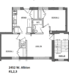 2452 W Albion Ave unit 2W - Chicago, IL