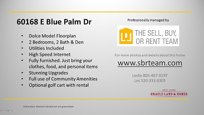 60168 E Blue Palm Dr Apartments - Oracle, AZ