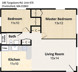 180 Tyngsboro Rd unit 47E - Chelmsford, MA