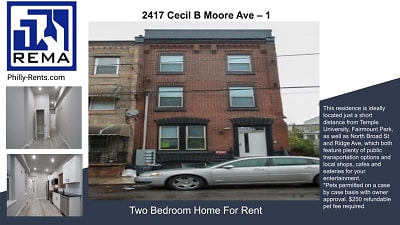 2417 Cecil B. Moore Ave unit 1 - Philadelphia, PA