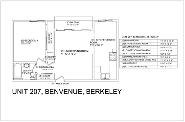 2540 Benvenue Ave unit 207 - Berkeley, CA