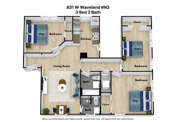 831 W Waveland Ave unit CL-N3 - Chicago, IL