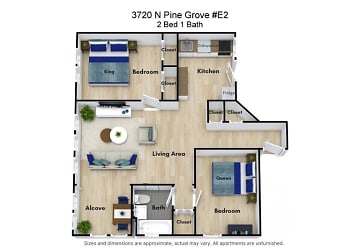 3720 N Pine Grove Ave unit E2 - Chicago, IL